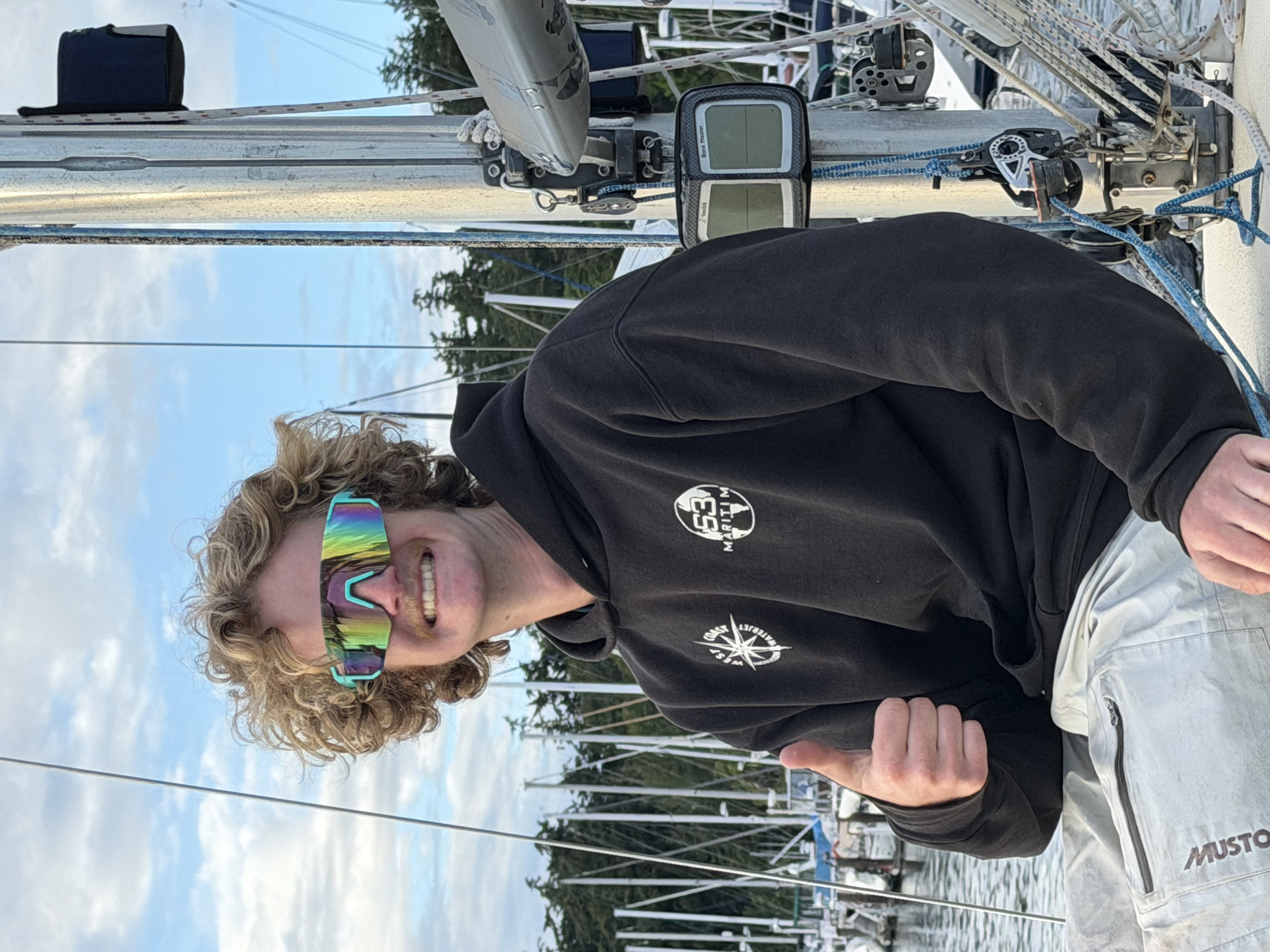 picture of me on the boat Wild Rumpus
